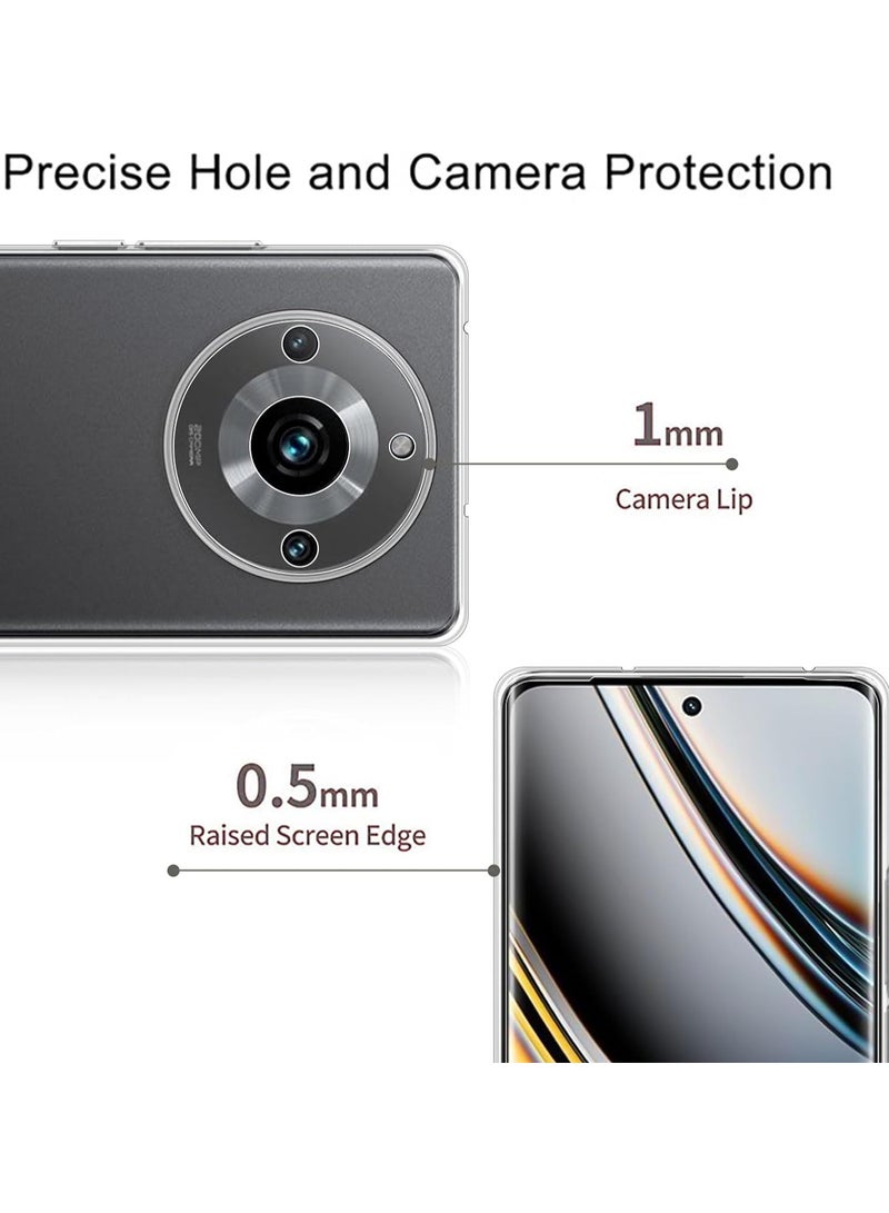 تين تك جراب حماية شفاف لموبايل ريلمي 11 برو / ريلمي 11 برو بلس / Realme 11 Pro / Realme 11 Pro Plus من البولي يوريثين المقاوم للحرارة مضاد للخدوش من تين تك - شفاف - Image 3