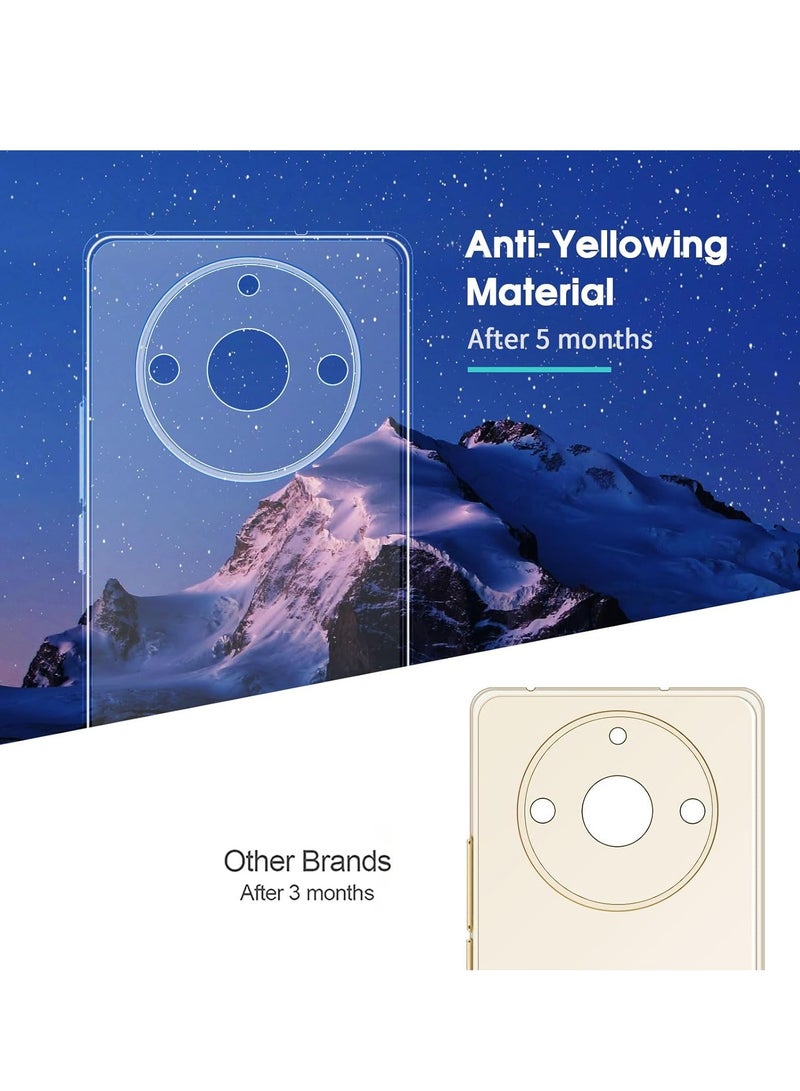 تين تك جراب حماية شفاف لموبايل ريلمي 11 برو / ريلمي 11 برو بلس / Realme 11 Pro / Realme 11 Pro Plus من البولي يوريثين المقاوم للحرارة مضاد للخدوش من تين تك - شفاف - Image 4