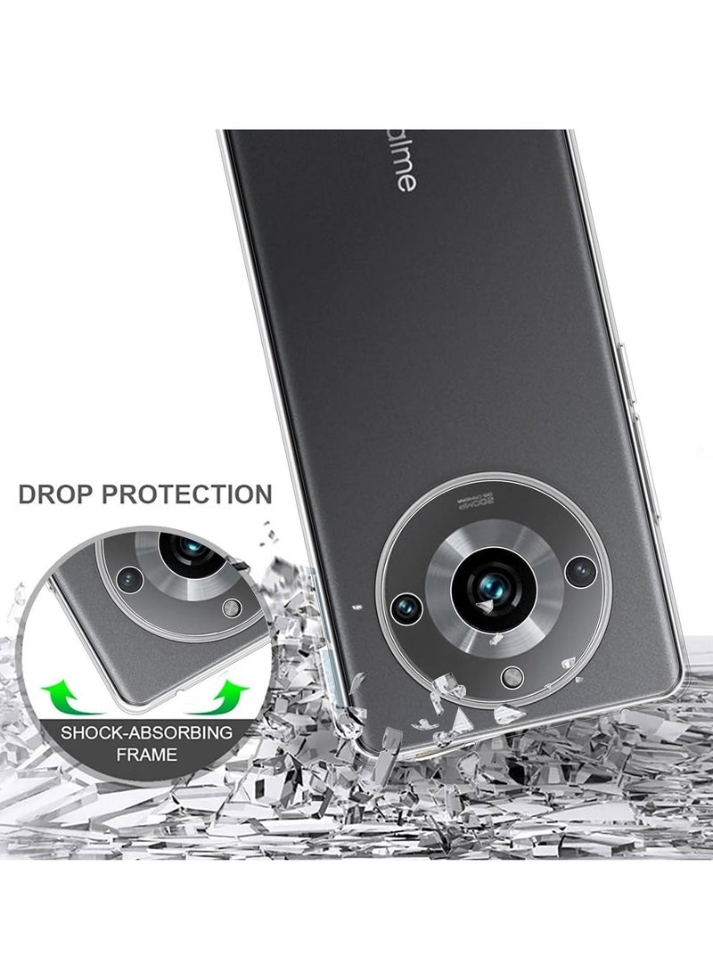 تين تك جراب حماية شفاف لموبايل ريلمي 11 برو / ريلمي 11 برو بلس / Realme 11 Pro / Realme 11 Pro Plus من البولي يوريثين المقاوم للحرارة مضاد للخدوش من تين تك - شفاف - Image 5