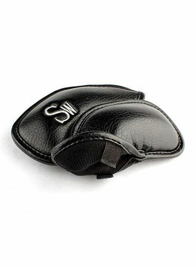 KASTWAVE 12 Pcs Golf Club Covers, Leather Golf Iron Head Covers Set for Men Women Fit All Brands (Green) - Image 3