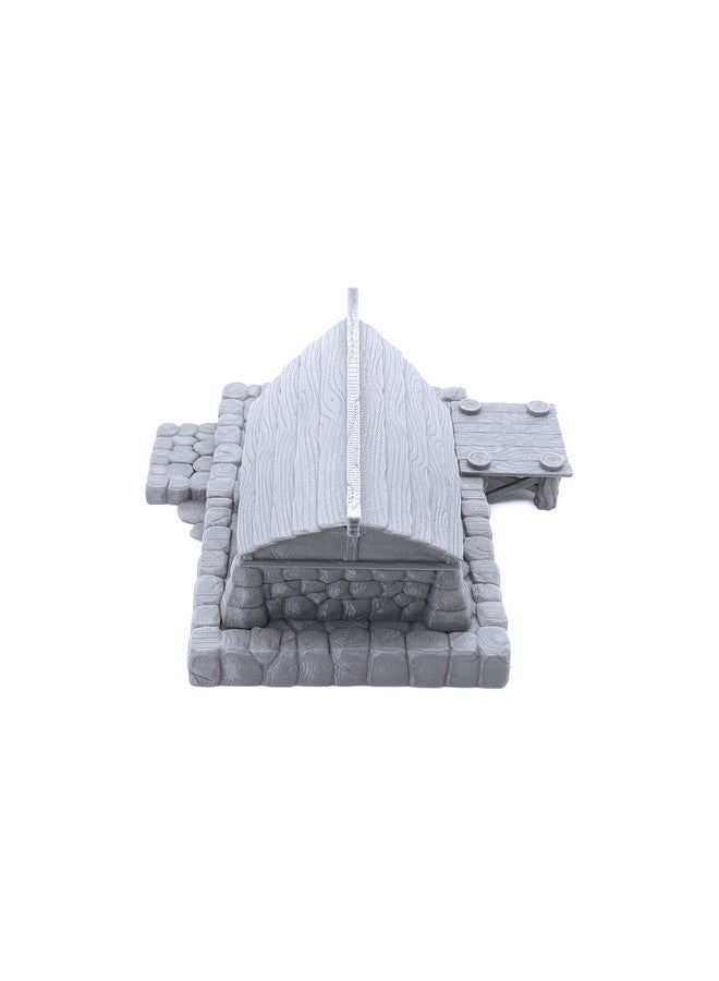 EnderToys قرية الصيد من EnderToys مع رصيف ولوحة إعلانات من Makers Anvil، ديكور ألعاب الطاولة ثلاثي الأبعاد وأرضيات ألعاب الحرب بحجم 28 مم للتماثيل المصغرة - Image 5