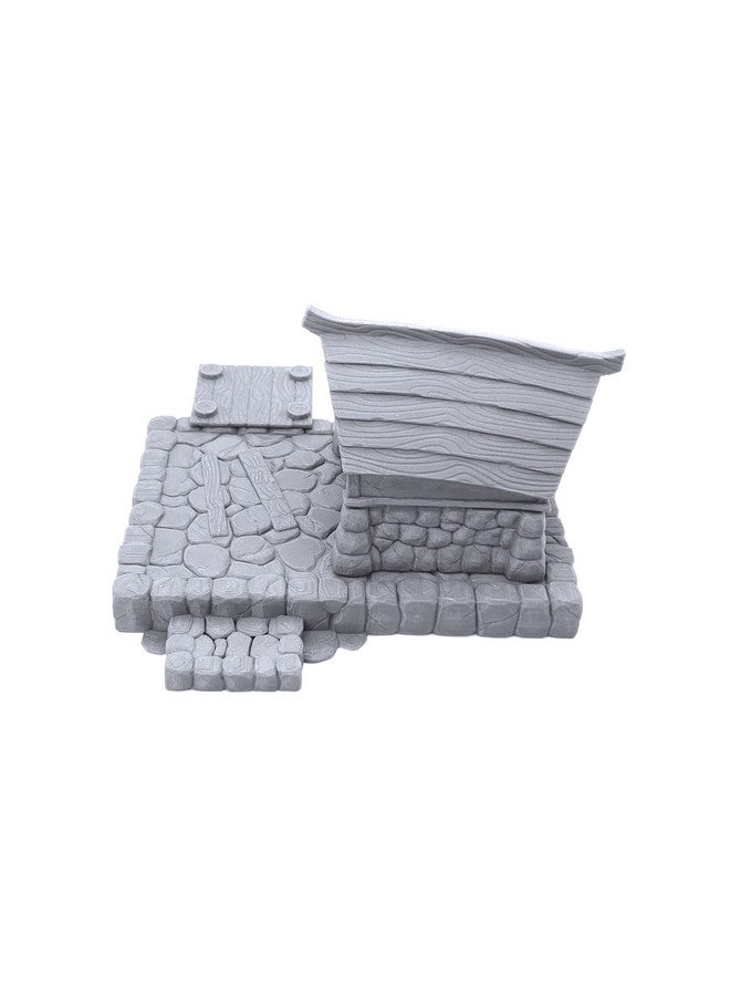 EnderToys قرية الصيد من EnderToys مع رصيف ولوحة إعلانات من Makers Anvil، ديكور ألعاب الطاولة ثلاثي الأبعاد وأرضيات ألعاب الحرب بحجم 28 مم للتماثيل المصغرة - Image 4