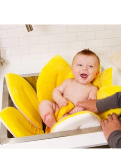 Gonice Baby Bath Cushion, Blooming Bath Baby Bath Foldable Flower Petal Shape Bathtub Pad Quick Drying Non-Slip Safety Sink Insert Tub  - Image 3