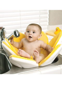 Gonice Baby Bath Cushion, Blooming Bath Baby Bath Foldable Flower Petal Shape Bathtub Pad Quick Drying Non-Slip Safety Sink Insert Tub  - Image 4