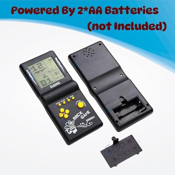 HANDHELD PORTABLE INDOOR AND OUTDOOR BRICK GAME 9999 IN 1 VIDEO GAME COMPATIBLE FOR KIDS - COLOUR AND DESIGN AS PER STOCK - Image 5