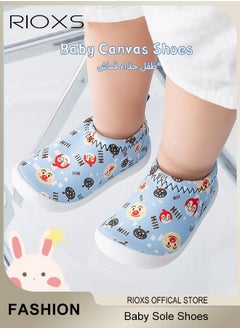 RIOXS Infant Baby Soft Sole Shoes Boys Girls Walking Shoes Breathable Comfort Flats  - Image 4