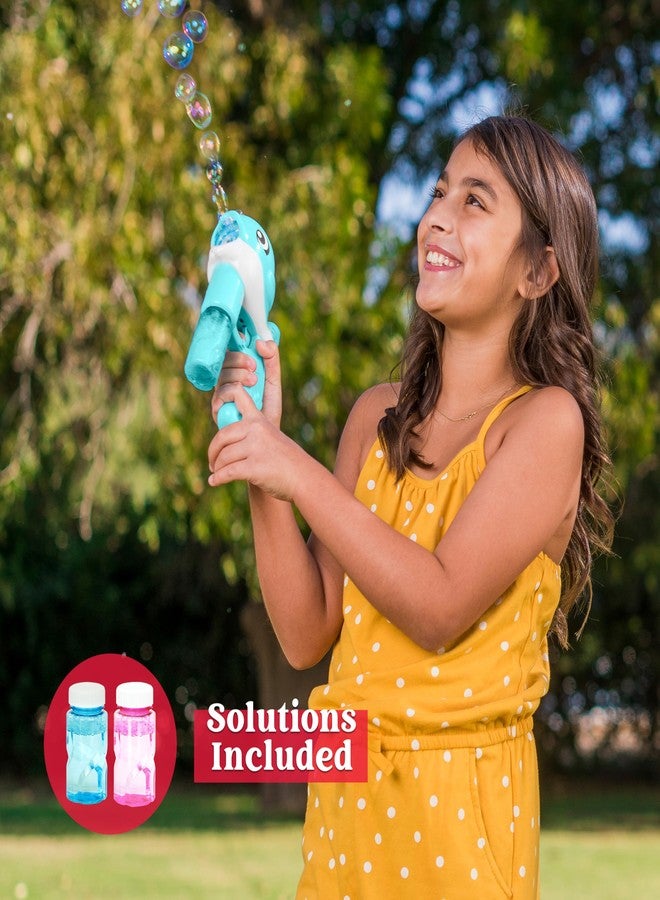 JOYIN جهاز فقاعات JOYIN 2، صانع فقاعات على شكل حوت مع إضاءة LED تلقائية و 4 حلول إعادة تعبئة للأطفال، الصغار، لعبة صيفية خارجية، هدية حفلة - Image 5