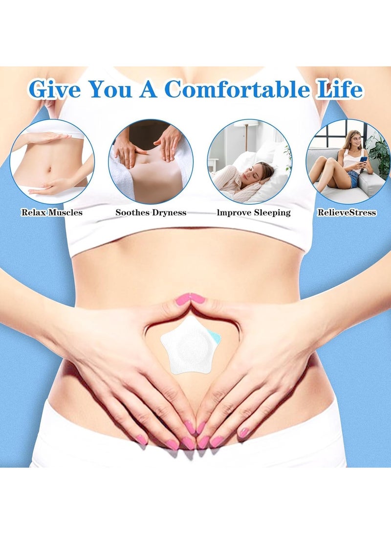 100Pcs Castor Oil Patch for Belly Button Self-Adhesive Organic Wrap Disposable Compress Star Shape - Image 3