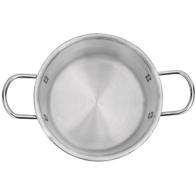 ريحني طاجن DC2852 من الألمنيوم مع مقبض وغطاء، بحجم 28 سم فضي - Image 4