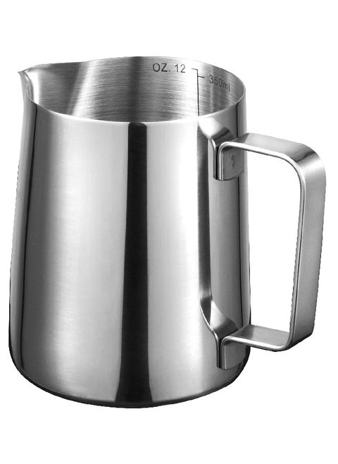 Stainless Steel Milk Frothing Pitcher Silver 350ml