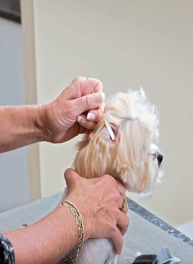 eyxformula Dog Ear Cleaning Swabs - Professional 6-inch Bamboo Sticks Long Cotton Swabs with Extra-Long Cotton Tips - Ideal Solution for Dog Ear Cleaning, Itch Relief, Ear Infection Prevention - Image 3