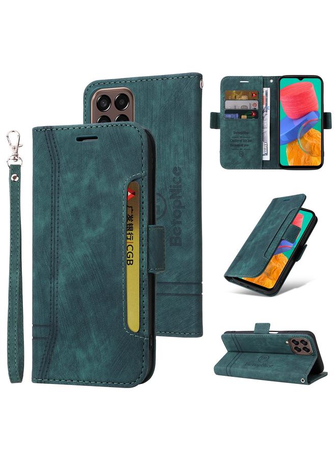 The Bros Case For Samsung Galaxy M33 5G Dual-side Buckle Leather Phone Case