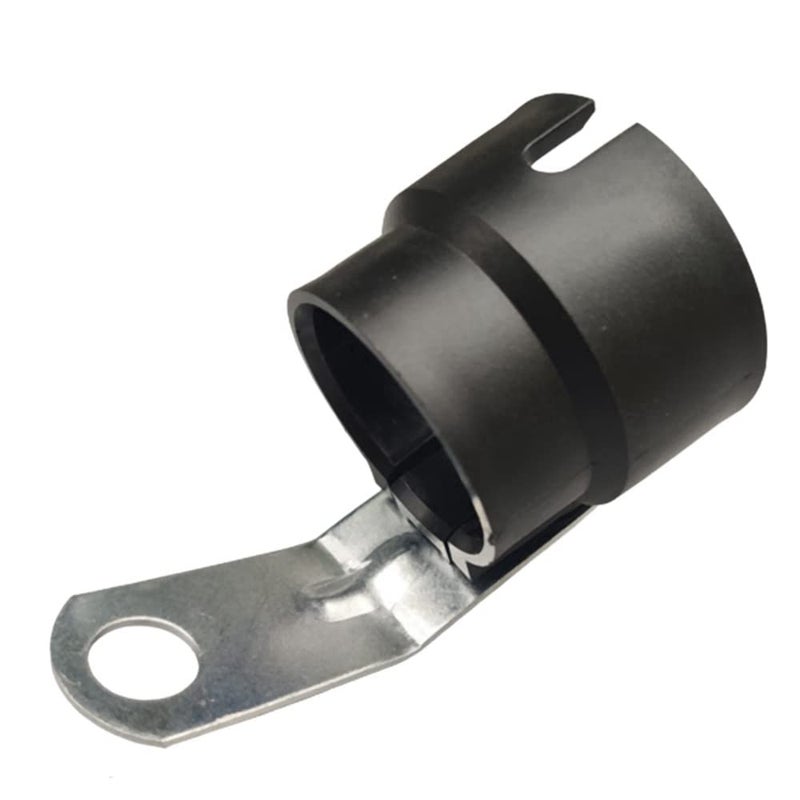 Trailer Bracket Black ABS Plastic & Metal - Durable Wear-Resistant Screw-On Easy Install Plug Adapter for RV UTV 7-Pin 13-Pin Trailer Plug Applications - Image 1