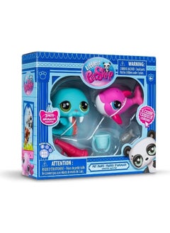 Littlest Pet Shop Lps Minis Walrus and Dolphin 2-Piece Figure Set  - Image 3