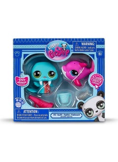 Littlest Pet Shop Lps Minis Walrus and Dolphin 2-Piece Figure Set  - Image 2