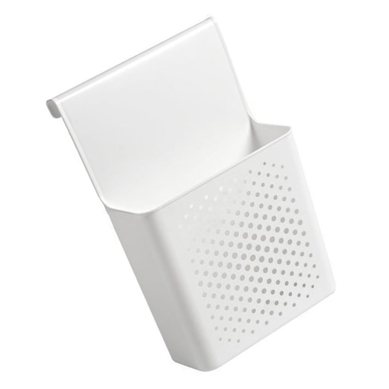 Kitchen Cabinet Door Organizer Plastic Punch Free Cabinet Door Hanging Shelf for Spices - Image 3