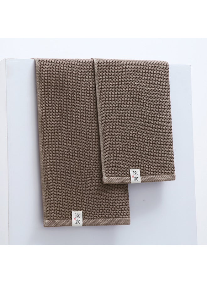 Honeycomb Pure Cotton Towel Household Simple Face Towel Non-lint Long-staple Cotton Towel