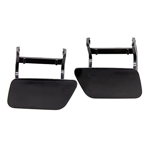 CNUPSM Headlight Washer Cover Nozzle Cap 1 Pair Front Left and Right Unpainted Compatible With BMW 5 Series E60 E61 525i 528i 530i 51117060585 51117060586 - Image 1