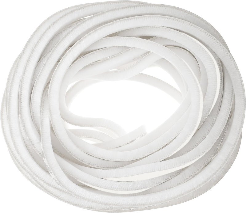 Self-Adhesive Door Seal Strip and Window Sealing Trim, 9X9Mm White Weather Stripping for Gap Insulation, Soundproofing, Dustproof, Windproof, 10 Meters Roll - Image 1