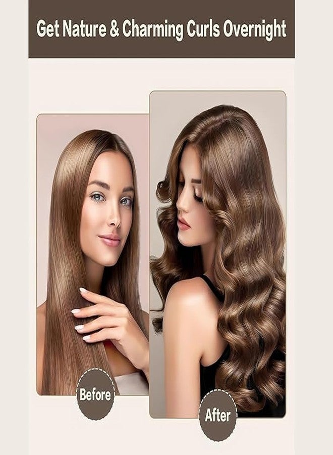 DOZERA Hair Curlers Rollers Flexible Curling Rods with hook, Heatless Bendy Foam Hair Curls for Long, Medium, Short Hair to Sleep in Curlers Blowout Overnight Hair Styling Accessories (Set of 3 Rods) - Image 4