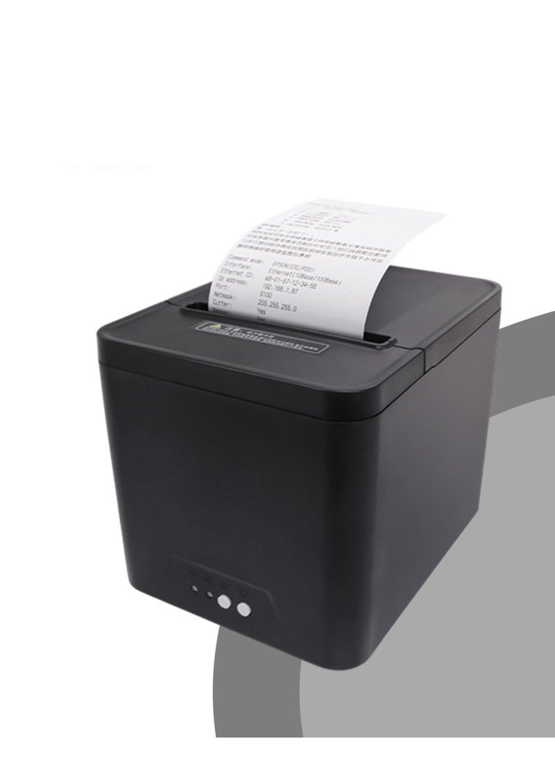 Furtey Thermal Receipt Label Printer ,  HD High Speed USB Receipt Printer , Suitable for Cashier Receipt or Restaurant Price Printing , 80mm Paper Width for Shipping Postage Barcodes Labels Printing  - Image 1