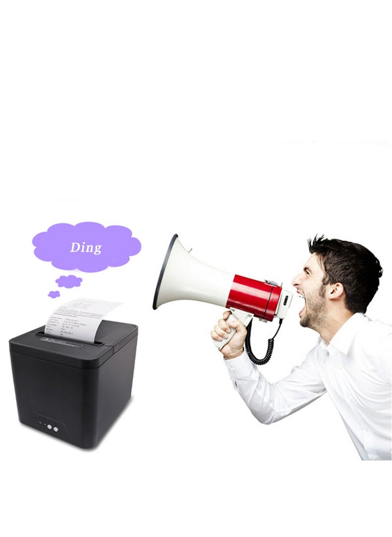 Furtey Thermal Receipt Label Printer ,  HD High Speed USB Receipt Printer , Suitable for Cashier Receipt or Restaurant Price Printing , 80mm Paper Width for Shipping Postage Barcodes Labels Printing  - Image 4