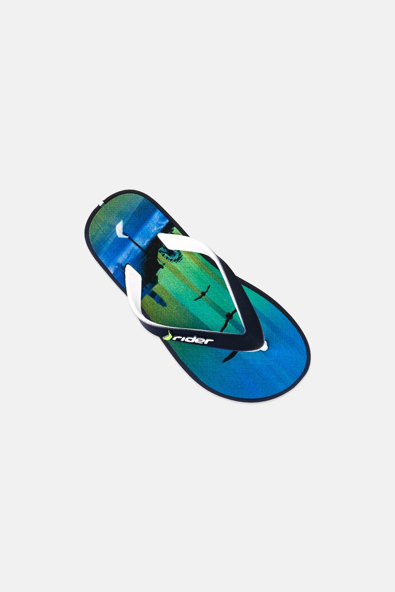 RIDER Kids Boy R1 Play Slip On Slipper, Multicolor - Image 4