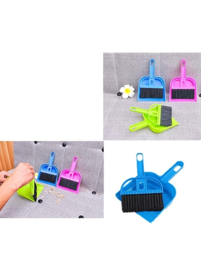 Mini Dustpan and Broom Set Portable Plastic Brush Set - Image 4