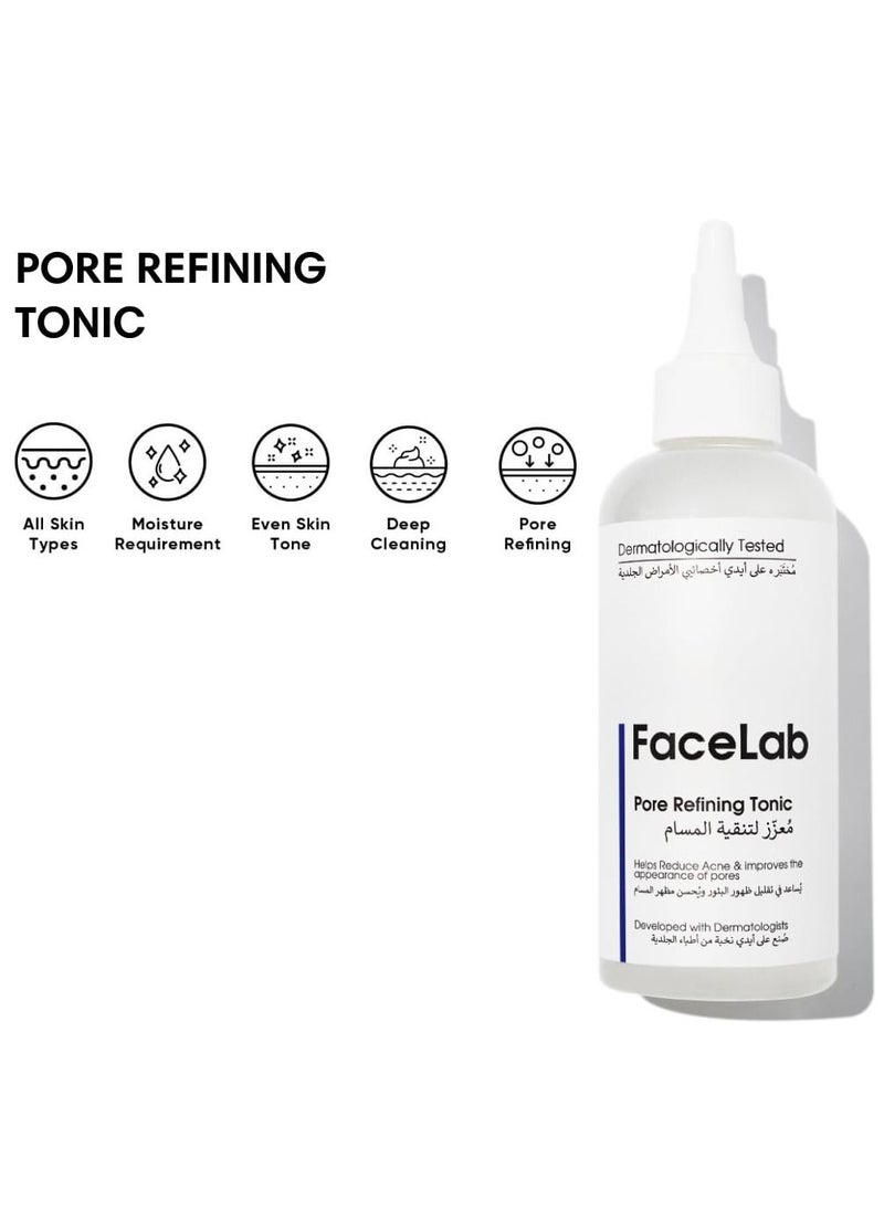 FaceLab - Pore Refining BHA Tonic - Salicylic Acid Toner for Oily Skin, 200ml - Image 1