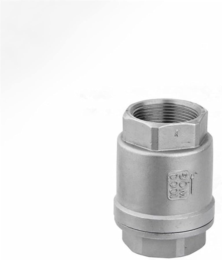 0 75 بوصة BSPT أنثى صمام فحص الربيع غير المرتدة 304 الفولاذ المقاوم للصدأ للماء الغاز النفط - Image 1