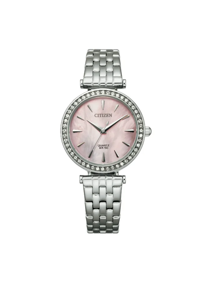 CITIZEN Women's Stainless Steel Strap QUARTZ WOMEN Watch ER0210-55Y - 30 mm