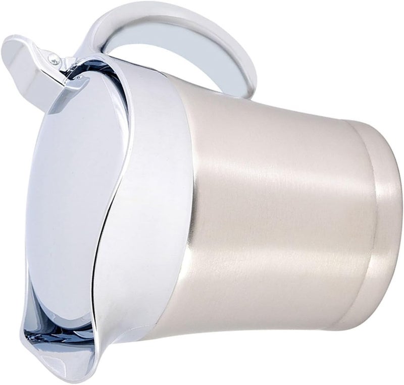 Haofy Stainless Steel Gravy Boat Double Wall Insulated Sauce Jug with Non Drip Spout 450ml Kitchen Dining Server for Gravy Dressing Custard (Small size 450ml) - Image 4