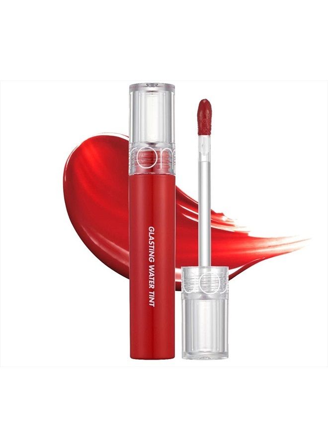rom&nd [rom&nd] Glasting Water Tint 8 colors | Vivid color, Glossy Finish, Long-lasting, moisturizing, Highlighting, Natural-beauty | Lip Tint for Daily Use, K-beauty | 4g/0.14oz No.02 RED DROP - Image 1