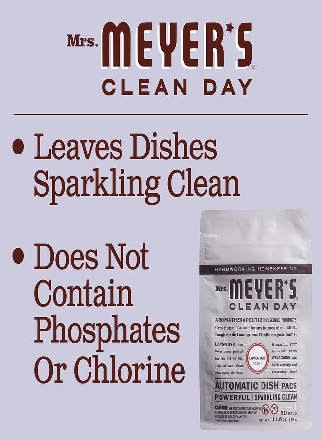 MRS. MEYER'S CLEAN DAY Automatic Dishwasher Pods, Lavender, 20 Count - Image 5