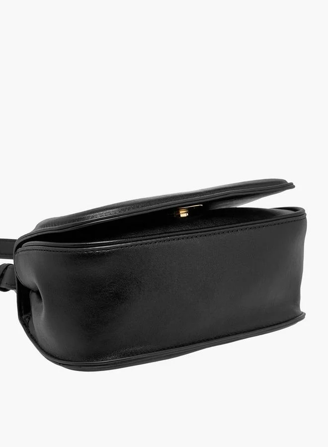 لو كونفورت حقيبة كروس بودي صلبة بإغلاق بزر