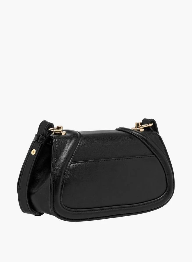 لو كونفورت حقيبة كروس بودي صلبة بإغلاق بزر