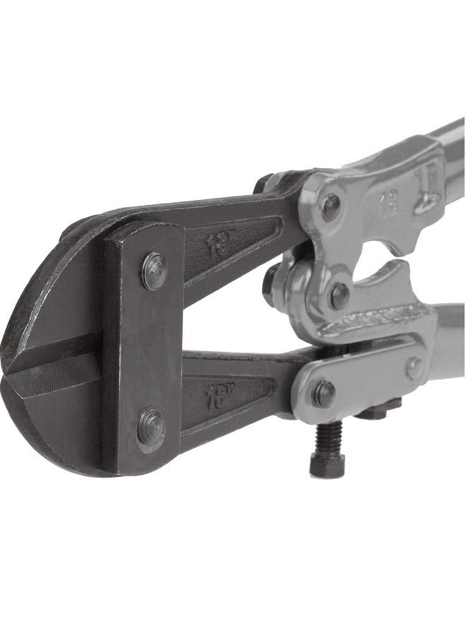 Wisemann Bolt Cutter 18 inch with Black High Carbon Steel Blade and Soft Rubber Grip (Grey)  - Image 2