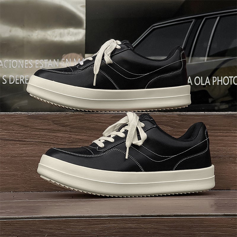 Niche Retro Sneakers Men''s Casual Sports Shoes Trendy All-match Thick Sole Men''s Shoes 25217-X - Image 5