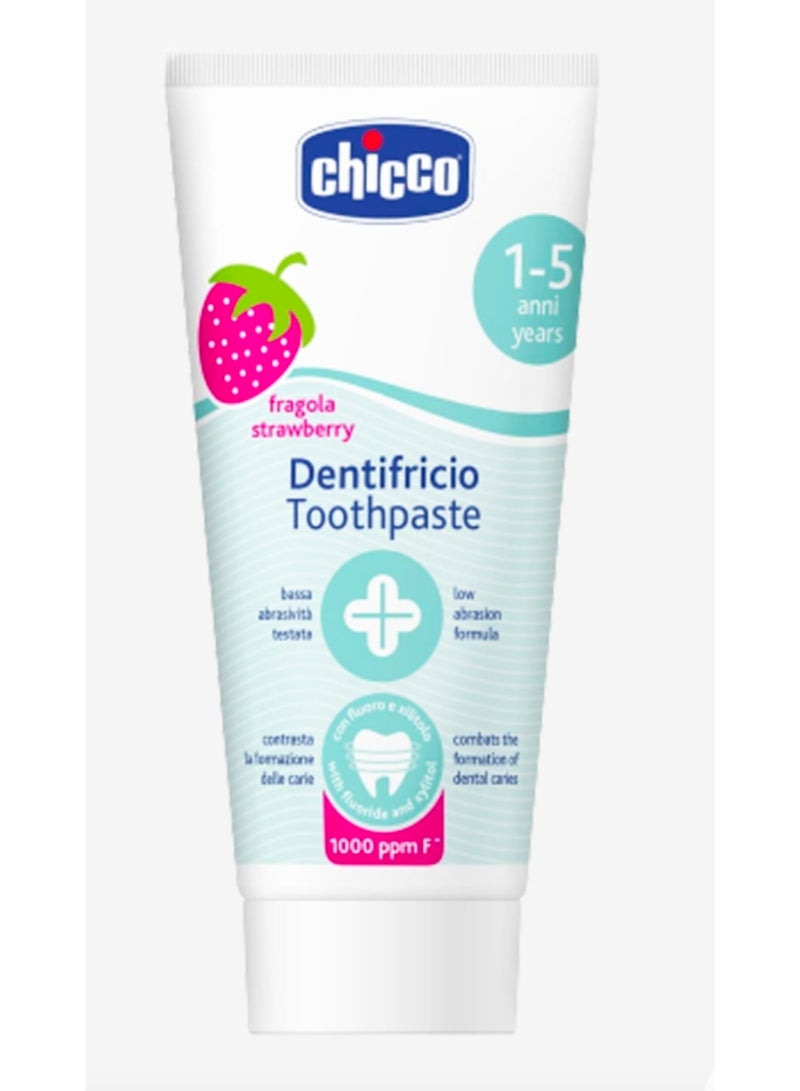 Chicco Dentifricio Toothpaste fragola strawberry1-5anni years 50g - Image 3