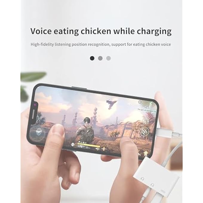 rayihni USB-C TO 3.5MM HEADPHONE ADAPTER(3IN1)FOR APPLE IPHONE15 PRO MAX PLUS FOR IPAD PRO AIR MINI CHARGER DONGLE CORD DAC TYPE C AUDIO CHARGING JACK CABLE DUAL AUX SPLITTER COMPATIBLE FOR SAMSUNG GALAXY S23 - Image 2