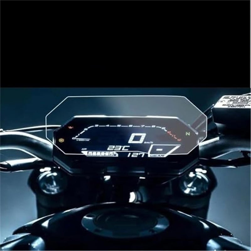 QASULER Motorcycle Screen Protector for MT-07 FZ-07 - Image 2