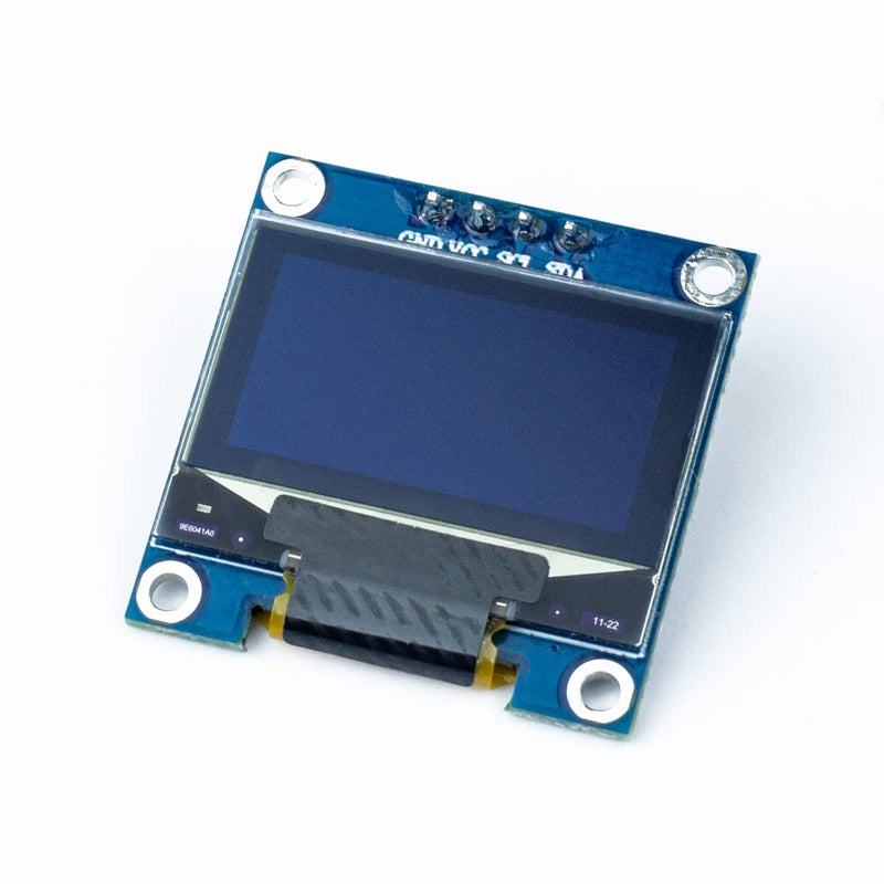 Hosyond 5 Pcs 0.96 Inch OLED I2C IIC Display Module 12864 128x64 Pixel SSD1306 Mini Self-Luminous OLED Screen Board Compatible with Arduino Raspberry Pi (White) - Image 3