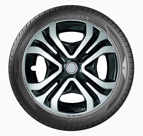CARIZO® - Hotwheelz 14 Inch Wheel Cover | Wheel Cap | Silver & Black | Design - TRAXX | Pack of 4 | Compatible with Maruti Suzuki Swift Dzire - Image 3