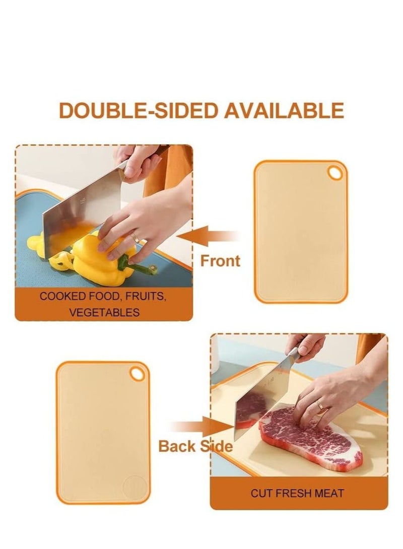 Arabest ألواح تقطيع للمطبخ من قش القمح مادة PP ألواح تقطيع خالية من BPA 3 قطع - Image 3