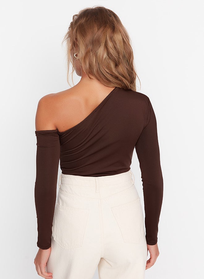 trendyol Bodysuit - Brown - Slim fit - Image 5