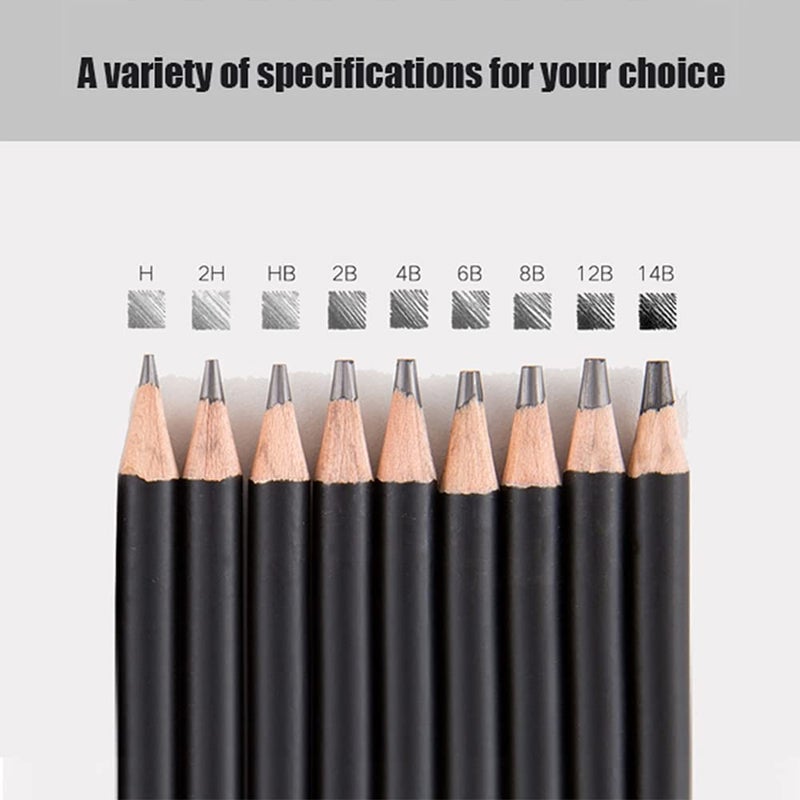 URBAN BOX Sketch Pencil Kit of 29 pcs Pencil Holder Case Roll up Pencil Canvas Wrap Portable for Artist Beginner Student Graphite Charcoal Sketch Pencils - Image 3