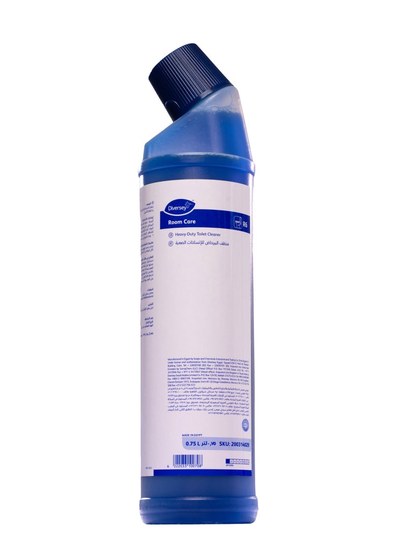 Diversey Heavy Duty Toilet Cleaner Room Care R6 for weekly use,750ml - Image 1