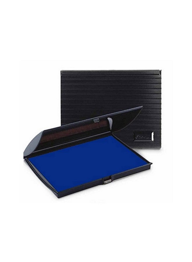 UImprint Large 5" X 7" Felt Rubber Stamp Ink Pad, Blue - Image 1