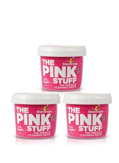 Stardrops 3 x The Pink Stuff Miracle Paste All Purpose Tough Household Cleaner 500g  - Image 1