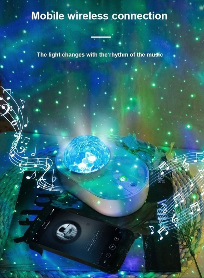 NIBEMINENT Star Projector Galaxy Light with Bluetooth Music Speaker  - Image 4